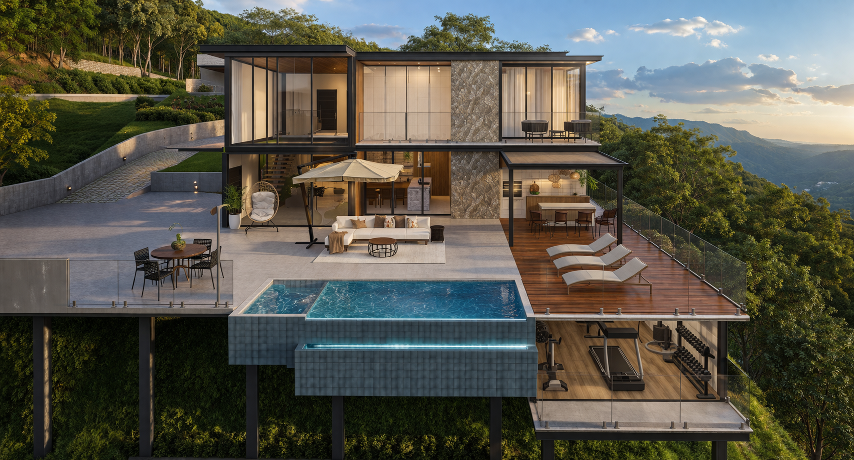 Equipe da Módulo Construtora em projeto de arquitetura e engenharia